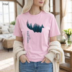 T-shirt unisexe en coton biologique - Femme Foret