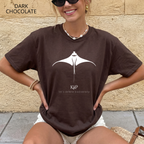 T-shirt classique unisexe - KNOP - Raie Blanche