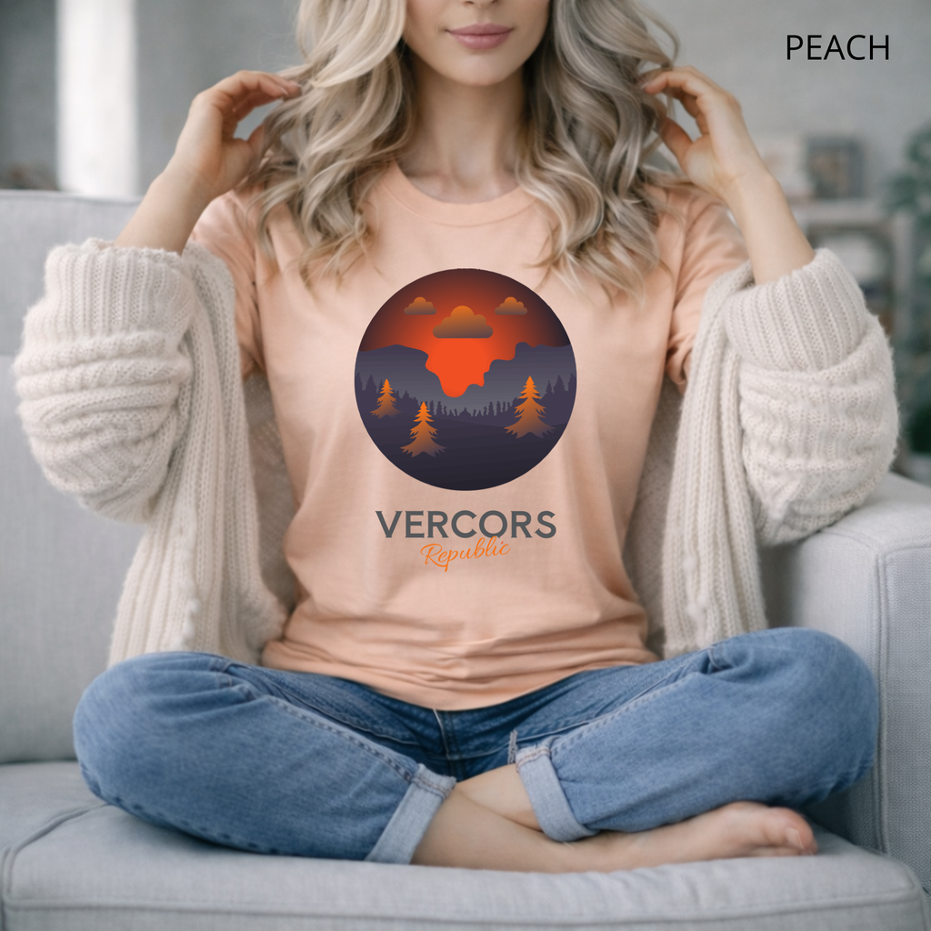 T-shirt unisexe en coton biologique - Foret en Rond