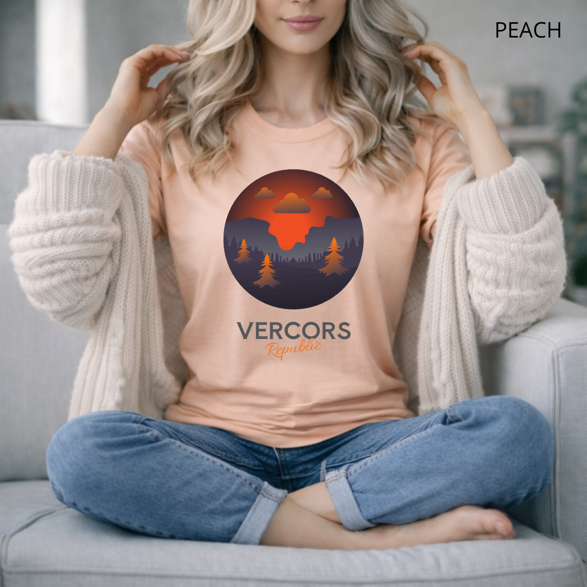 T-shirt unisexe en coton biologique - Foret en Rond