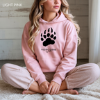 Hoodie - Large Bear Claws - Black