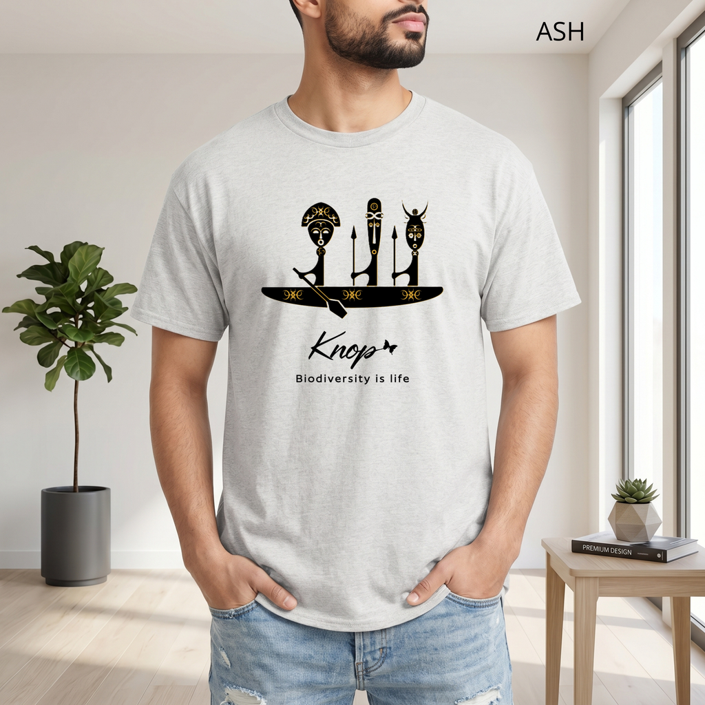 T-Shirt Classique Unisexe - KNOP - Pirogue Africaine