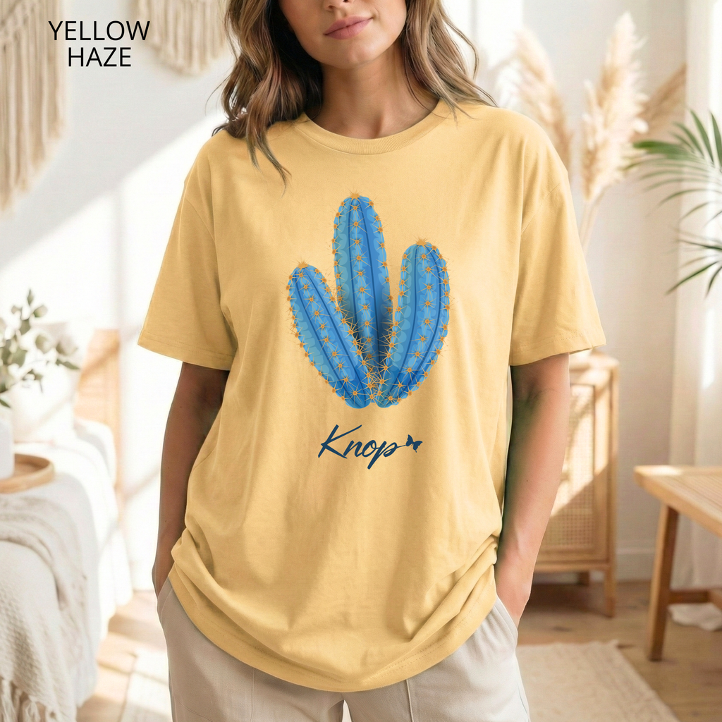 T-Shirt Classique Unisexe - KNOP - Cactus Bleu