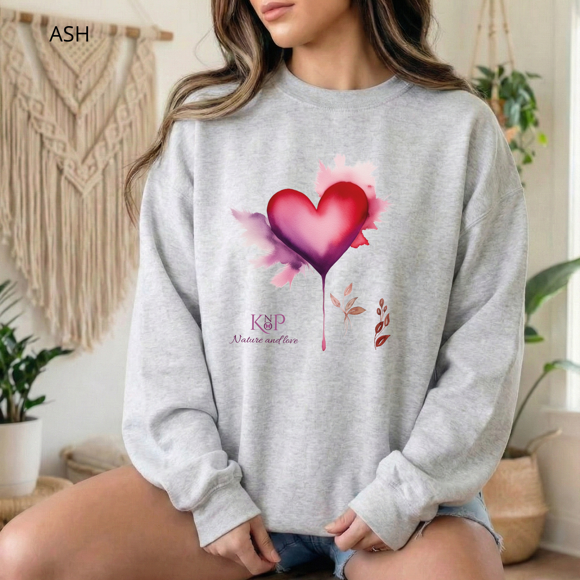 Sweat Unisexe à Col Rond - KNOP - Nature and Love