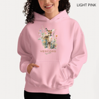 Sweat à capuche - Bambi Entouré de Fleurs
