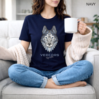 T-shirt unisexe en coton biologique - Tête de Loup