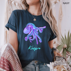 T-Shirt Classique Unisexe - KNOP - Pieuvre Violette