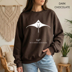Sweat Unisexe à Col Rond - KNOP - Raie Blanche
