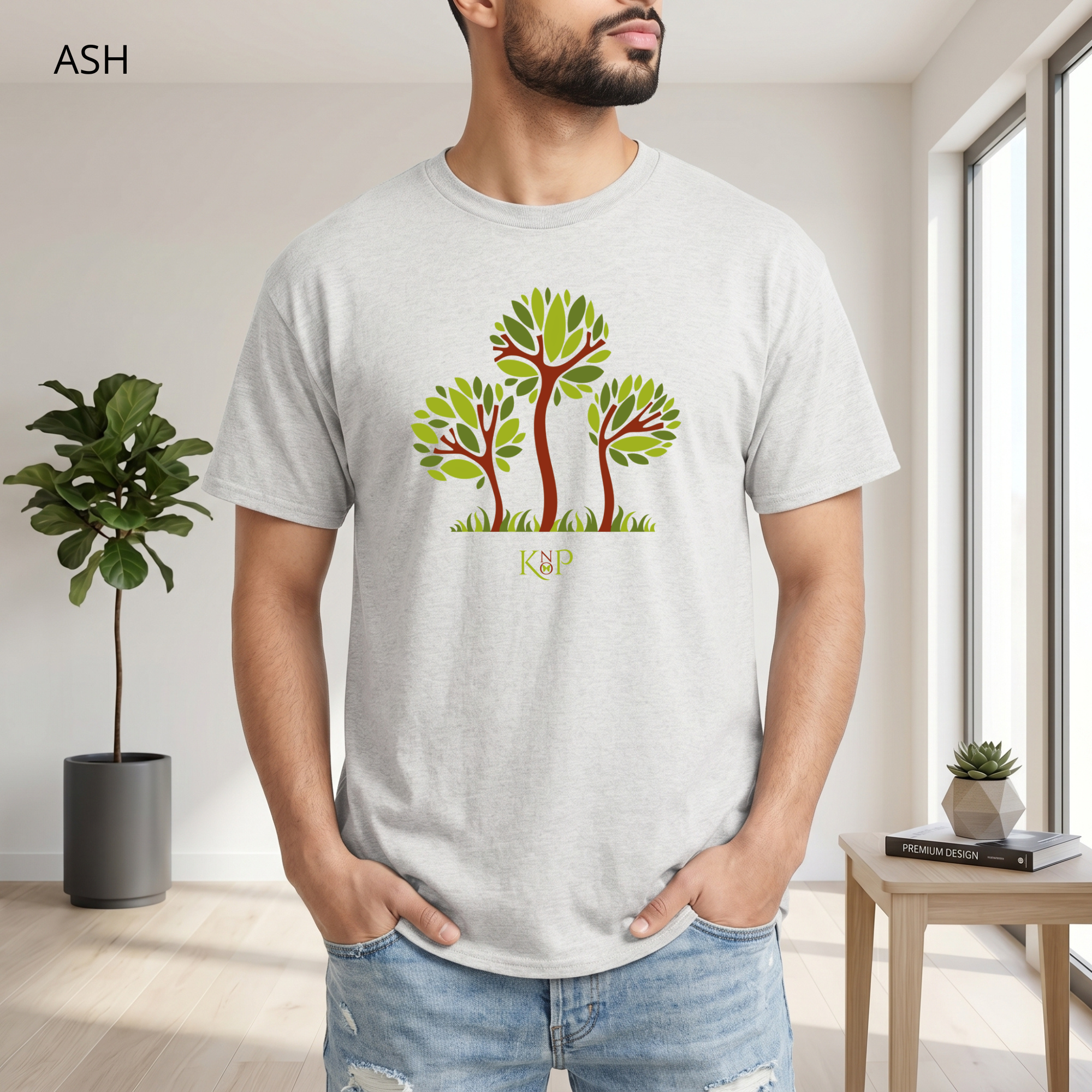 T-shirt classique unisexe - KNOP - Arbres Symbole Ecologique