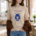 T-Shirt Unisexe en Coton Biologique - Ours Large Bleu Marine