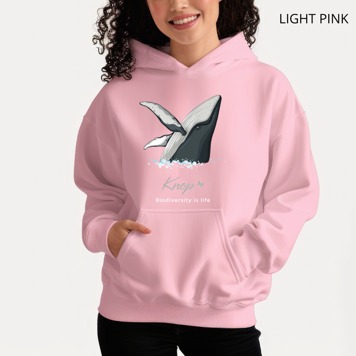Sweat à Capuche - KNOP - Baleine Hors de l'Eau