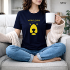 T-shirt unisexe en coton biologique - Ours Moyen Jaune Or