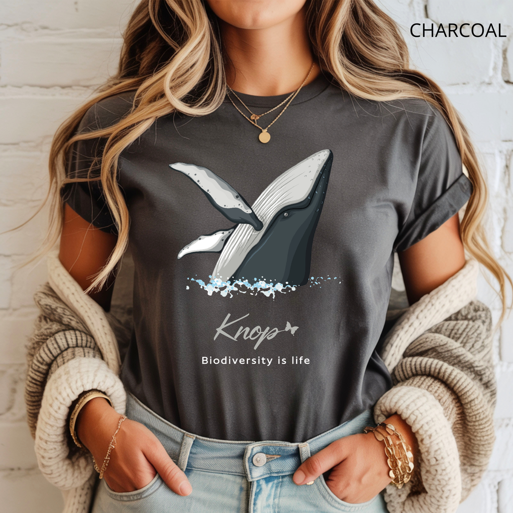 T-Shirt Classique Unisexe - KNOP - Baleine Hors de l'Eau