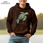 Sweat à capuche - KNOP - Tortue Verte