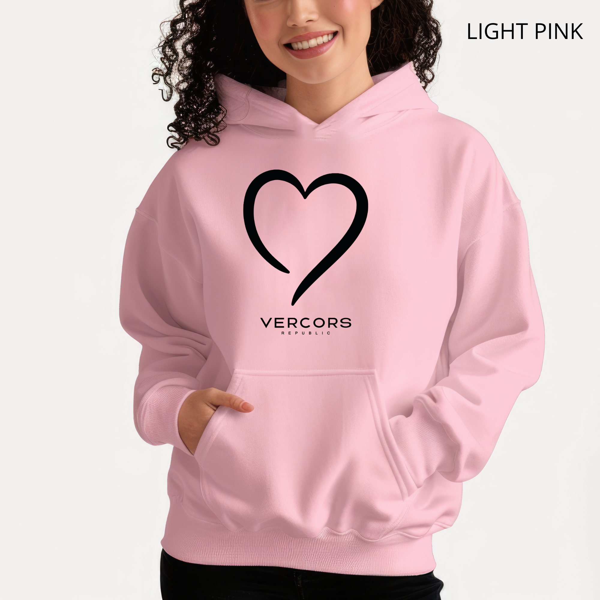 Sweat à Capuche - Cœur Noir