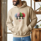 Sweat à capuche - KNOP - Arbres Multicolores