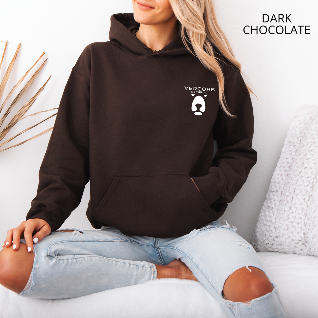 Sweat à Capuche - Logo Ours Blanc