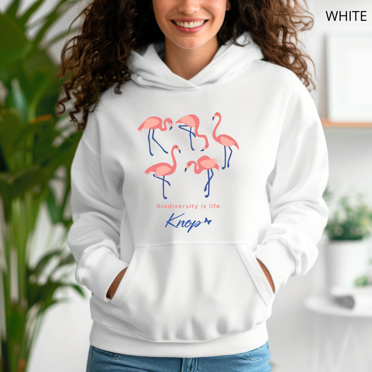 Sweat à Capuche - KNOP - Flamands Roses
