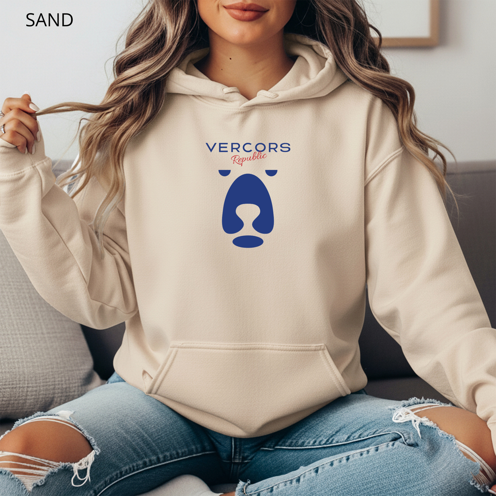 Sweat à Capuche - Ours Bleu Marine - Moyen