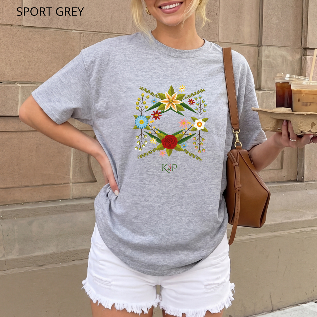T-shirt classique unisexe - KNOP - Couronne de Fleurs
