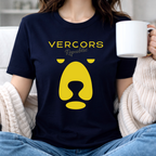 T-Shirt Unisexe en Coton Biologique - Ours Large Jaune Or
