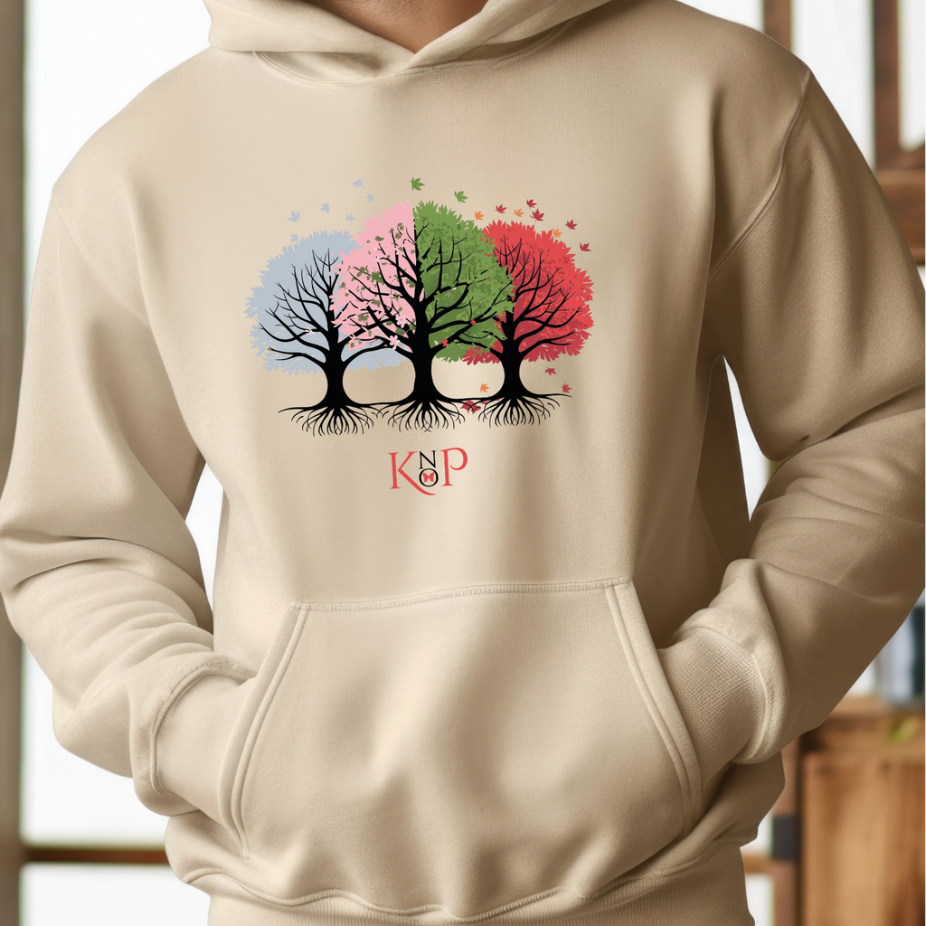 Sweat à Capuche - KNOP - Arbres Multicolores
