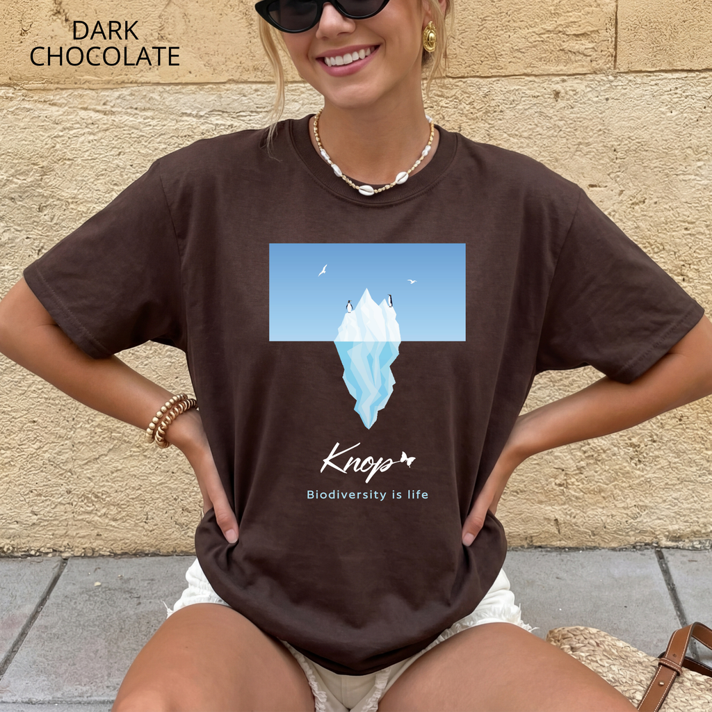 T-Shirt Classique Unisexe - KNOP - Pingouins sur un Iceberg