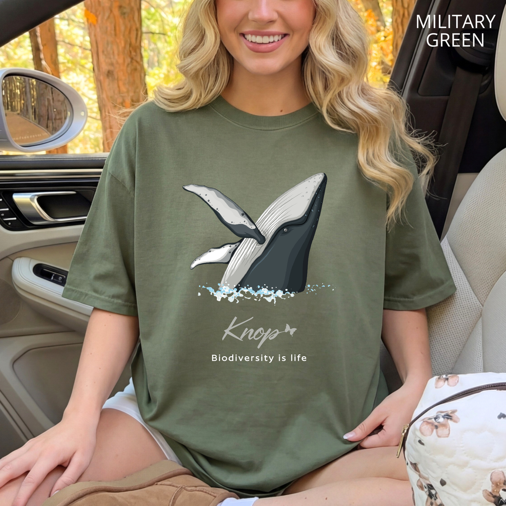 T-Shirt Classique Unisexe - KNOP - Baleine Hors de l'Eau