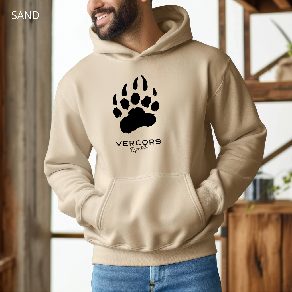 Hoodie - Large Bear Claws - Black