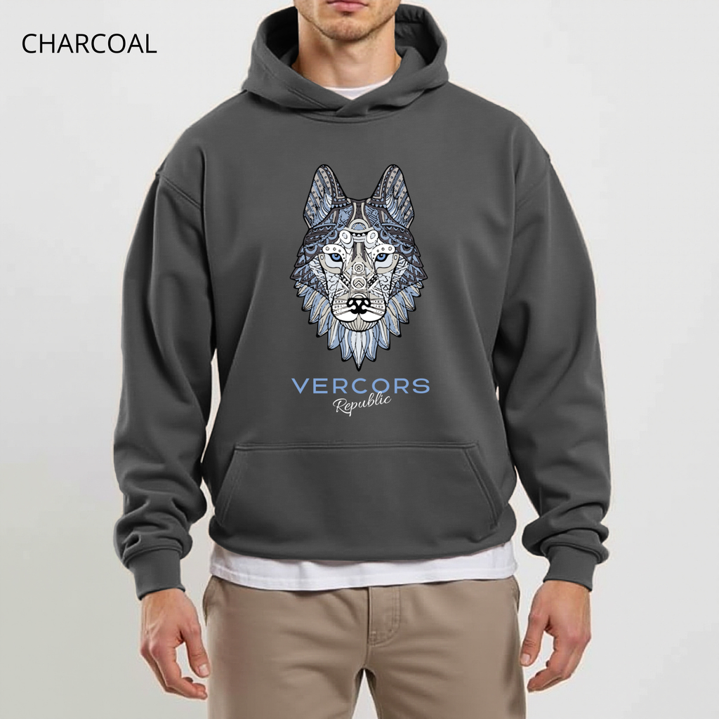 Sweat à Capuche - Tête de Loup