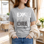 T-Shirt Unisexe en Coton Biologique - Explore Sombre