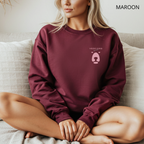 Sweat Unisexe à Col Rond - Logo Ours Rose