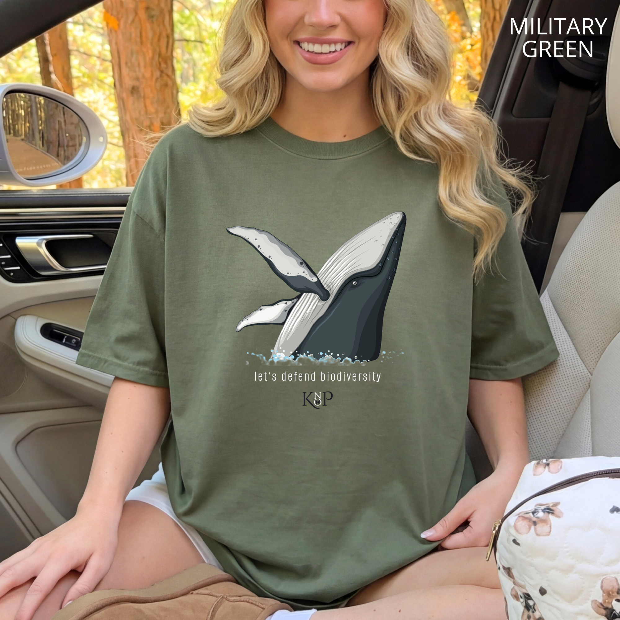 T-shirt classique unisexe - KNOP - Baleine Hors de l'Eau