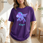 T-Shirt Classique Unisexe - KNOP - Pieuvre Violette