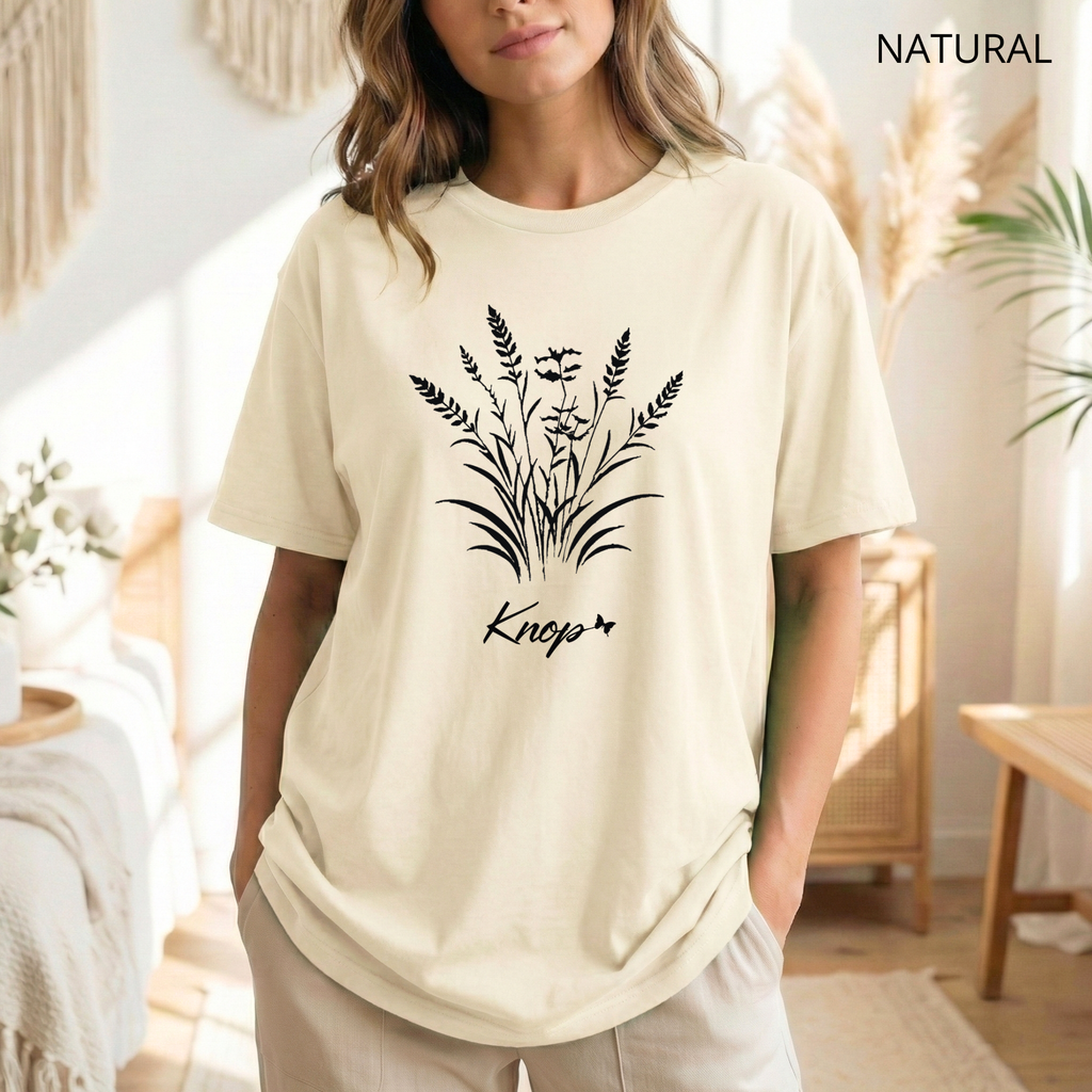 T-Shirt Classique Unisexe - KNOP - Herbes Noires