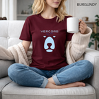 T-shirt unisexe en coton biologique - Ours Moyen  Bleu Ciel