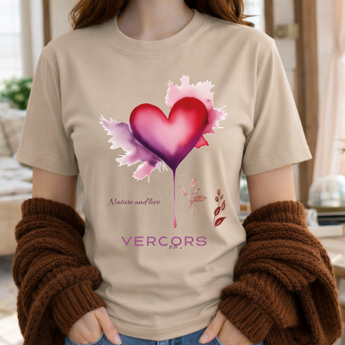 T-Shirt Unisexe en Coton Biologique - Nature and Love