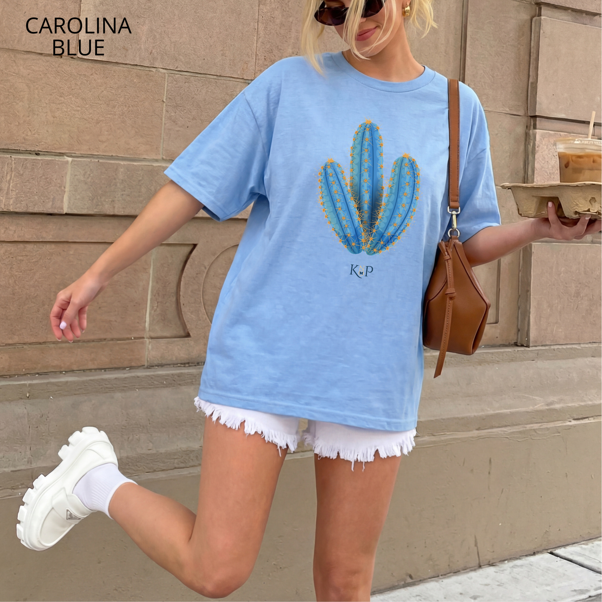 T-shirt classique unisexe - KNOP - Cactus Bleu