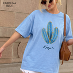 T-Shirt Classique Unisexe - KNOP - Cactus Bleu