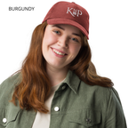 Casquette en velours côtelé - KNOP - Logo Blanc