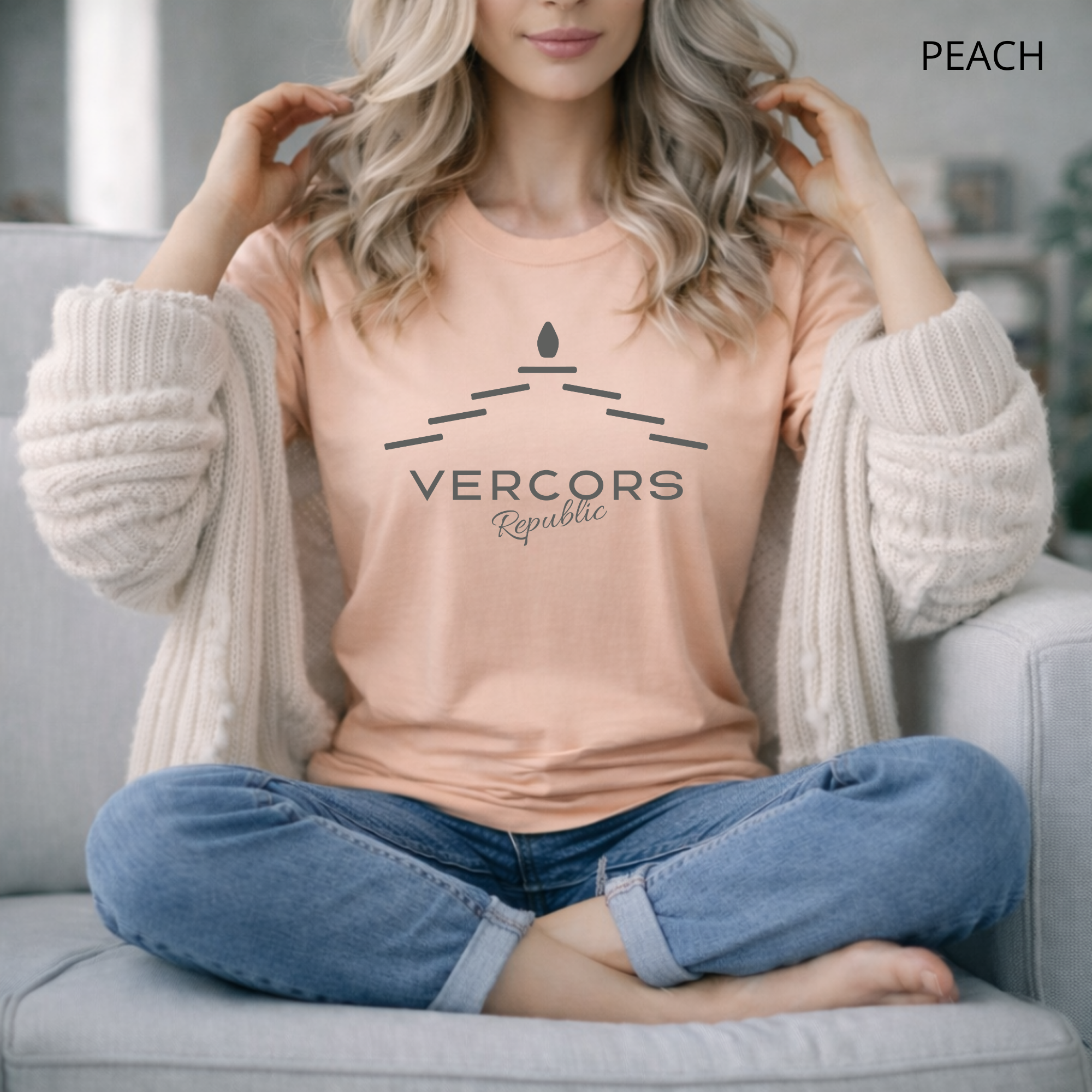 T-shirt unisexe en coton biologique - Lauzes Anthracites