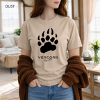 T-shirt unisexe en coton biologique - Griffes Larges Noir