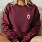 Sweat Unisexe à Col Rond - Logo Ours Rose