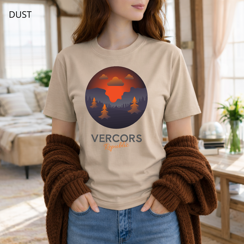 T-shirt unisexe en coton biologique - Foret en Rond