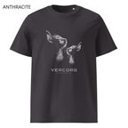 T-shirt unisexe en coton biologique -  Profil de 2 Chats