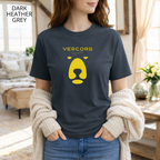 T-shirt unisexe en coton biologique - Ours Moyen Jaune Or