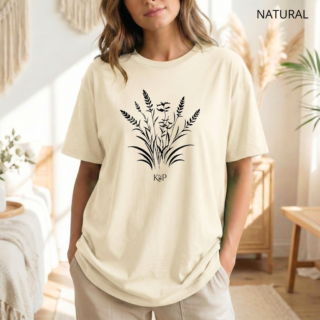 T-shirt classique unisexe - KNOP - Herbes Noires