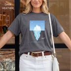 T-shirt classique unisexe - KNOP - Pingouins sur un Iceberg