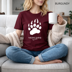 T-shirt unisexe en coton biologique - Griffes Larges Blanc