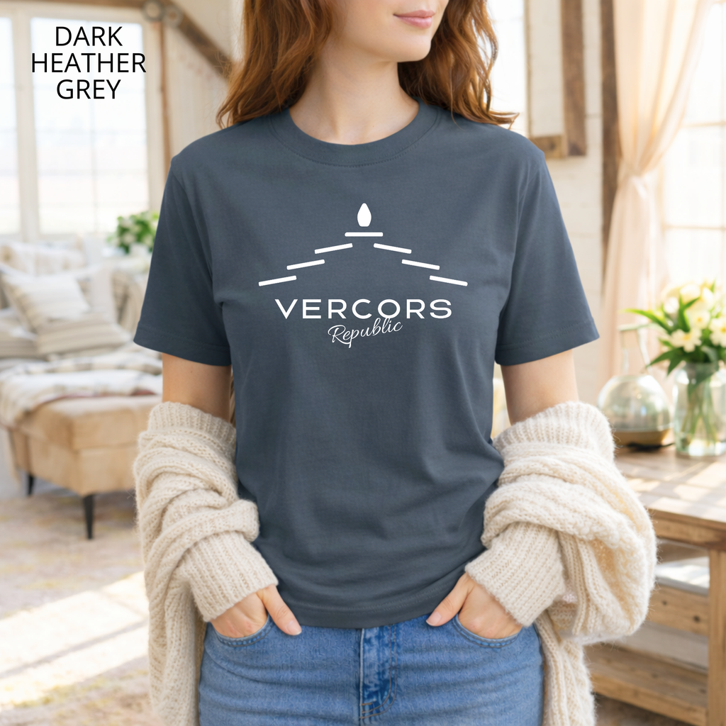 T-shirt unisexe en coton biologique - Lauzes Blanches